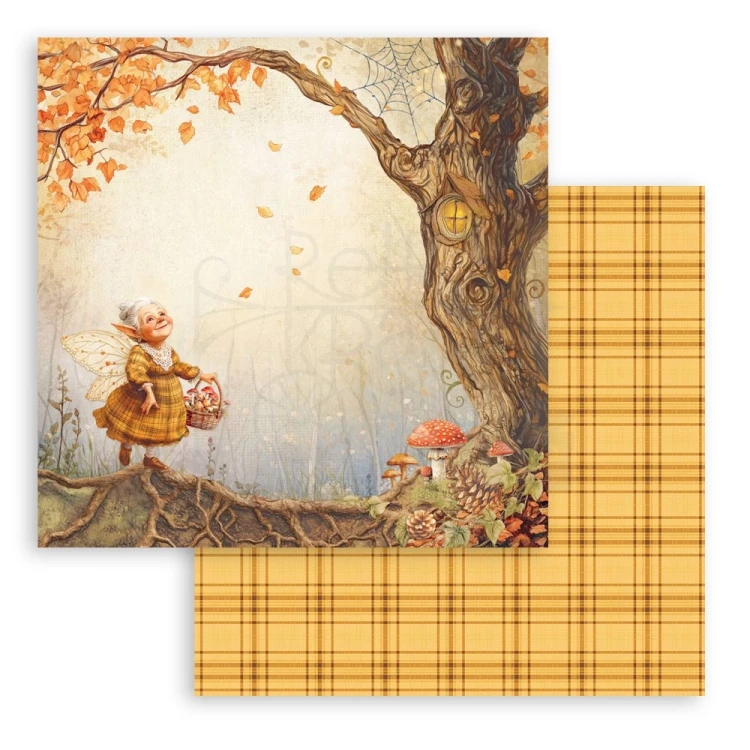 Zestaw papierów do scrapbookingu 20x20 Whispering Woods SBBS131 Stamperia