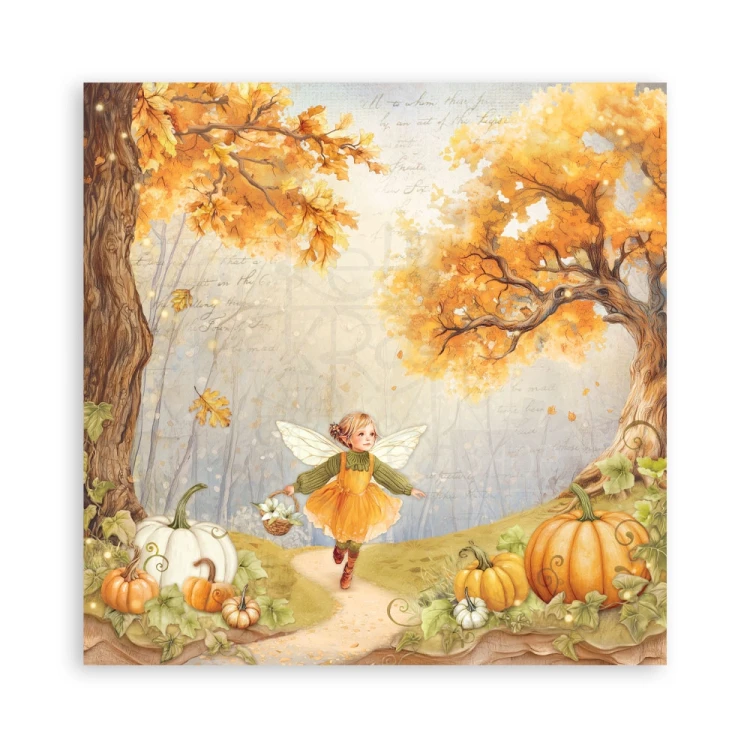Zestaw papierów jednostronnych do scrapbookingu 20x20 Whispering Woods 22 arkusze SBBSXB17 Stamperia