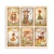 Zestaw papierów jednostronnych do scrapbookingu 20x20 Whispering Woods 22 arkusze SBBSXB17 Stamperia