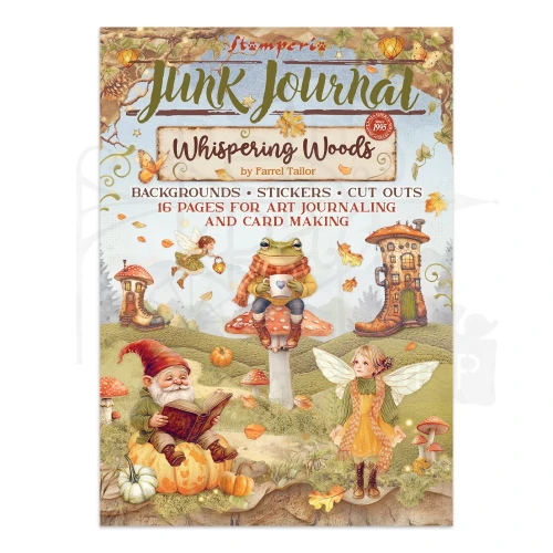 Junk Journal Whispering Woods 16 kart SBJK04 Stamperia