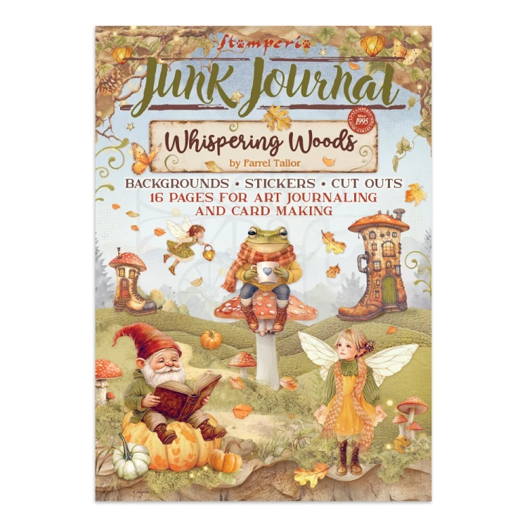 Junk Journal Whispering Woods 16 kart SBJK04 Stamperia