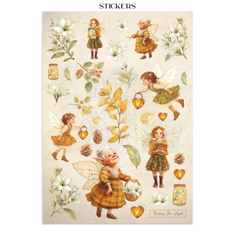 Junk Journal Whispering Woods 16 kart SBJK04 Stamperia