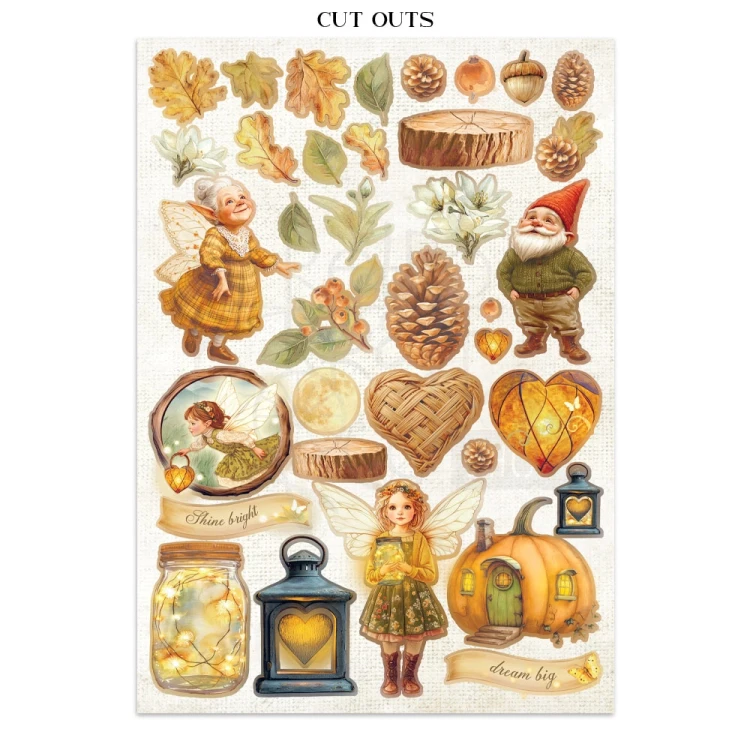 Junk Journal Whispering Woods 16 kart SBJK04 Stamperia