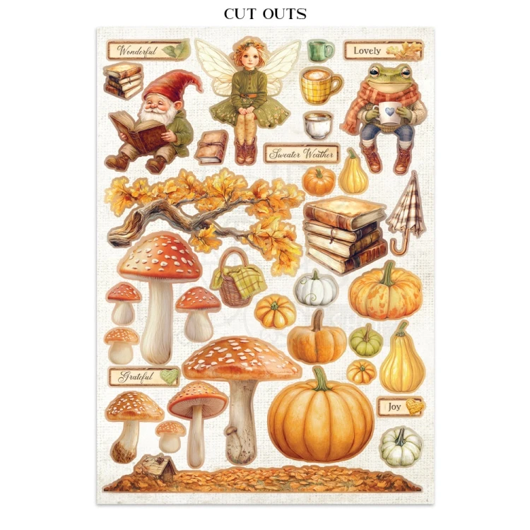 Junk Journal Whispering Woods 16 kart SBJK04 Stamperia