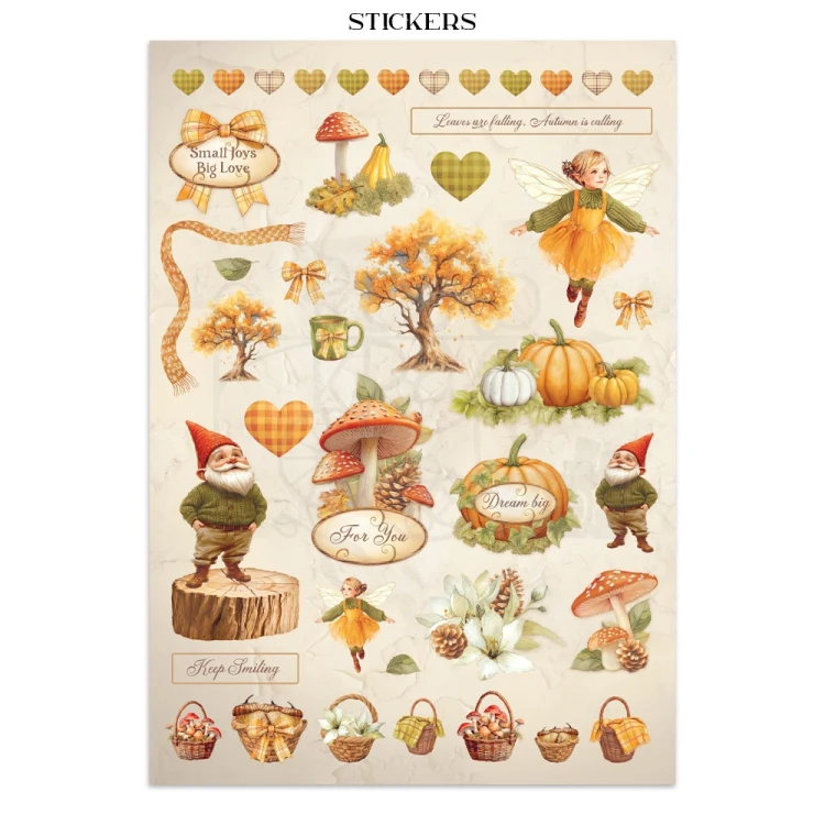 Junk Journal Whispering Woods 16 kart SBJK04 Stamperia