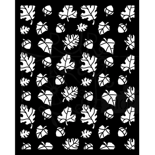 Szablon maska 20x25cm Whispering Woods Liście KSTD187 Stamperia