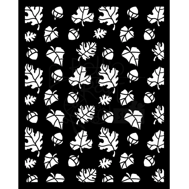 Szablon maska 20x25cm Whispering Woods Liście KSTD187 Stamperia