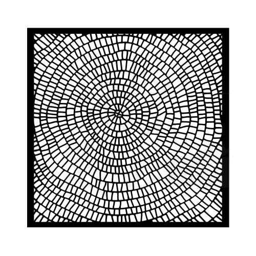 Szablon maska 18x18cm Whispering Woods Pieniek KSTDQ128 Stamperia