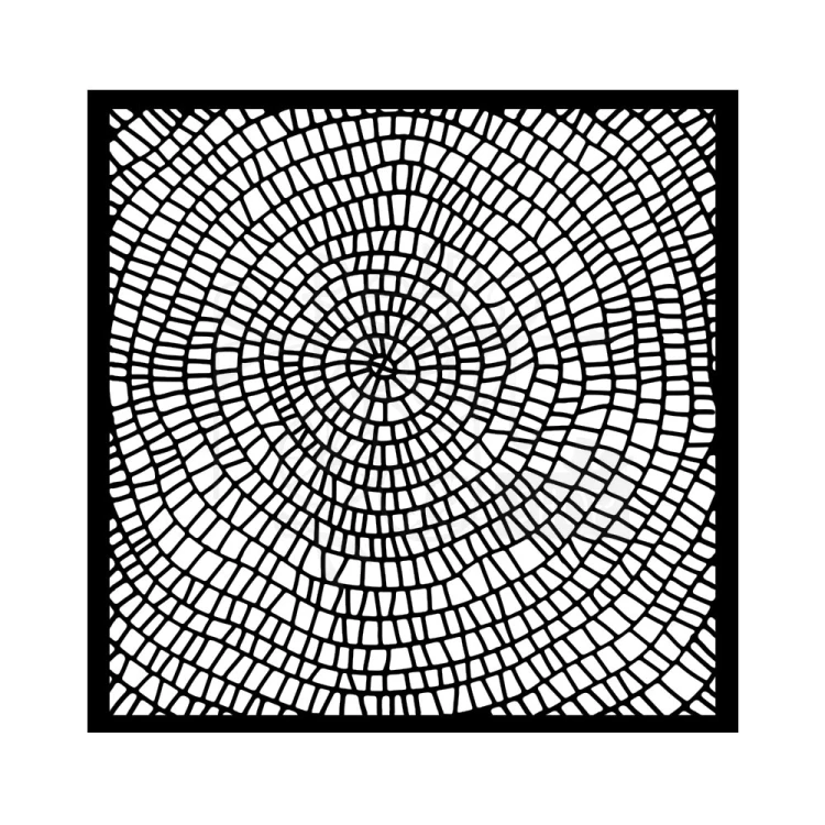 Szablon maska 18x18cm Whispering Woods Pieniek KSTDQ128 Stamperia
