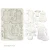 Foremka silikonowa A5 Whispering Woods Buty domki KACMA586 Stamperia