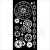 Szablon maska 12x25cm Voyages Fantastiques Mechanizmy KSTDL131 Stamperia