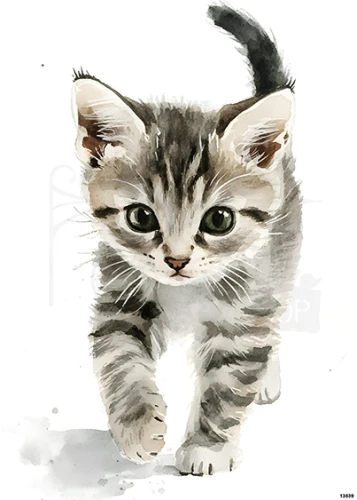 Papier ryżowy do decoupage A5 Kot kotek 13539