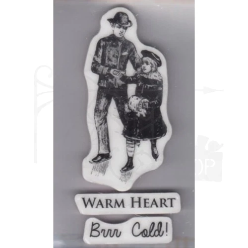 Stempel gumowy kauczukowy Warm Heart CS0908 Marianne Design