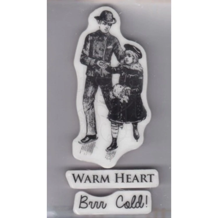 Stempel gumowy kauczukowy Warm Heart CS0908 Marianne Design