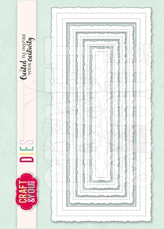 Wykrojnik Stare ramki DL CW367 Craft&amp;You Design