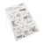 Rub-on transfer 15x20cm Essential Textblends Pewter 2 arkusze VB-37599 49 and Market