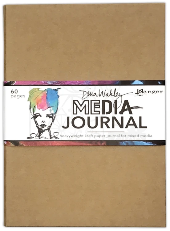 Notes Dina Wakley Media Journal Kraft 26x20cm 60 stron MDJ80374 Ranger