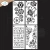 Maska szablon 11x20 Journal Stencils 8 4 szt S057 Elizabeth Craft Designs