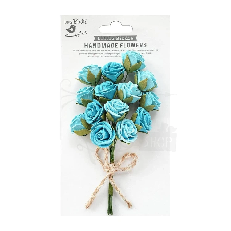 Kwiaty papierowe w bukiecie Charlie Paper Bouquet Song Of The Sea 14szt CR82923 Little Birdie