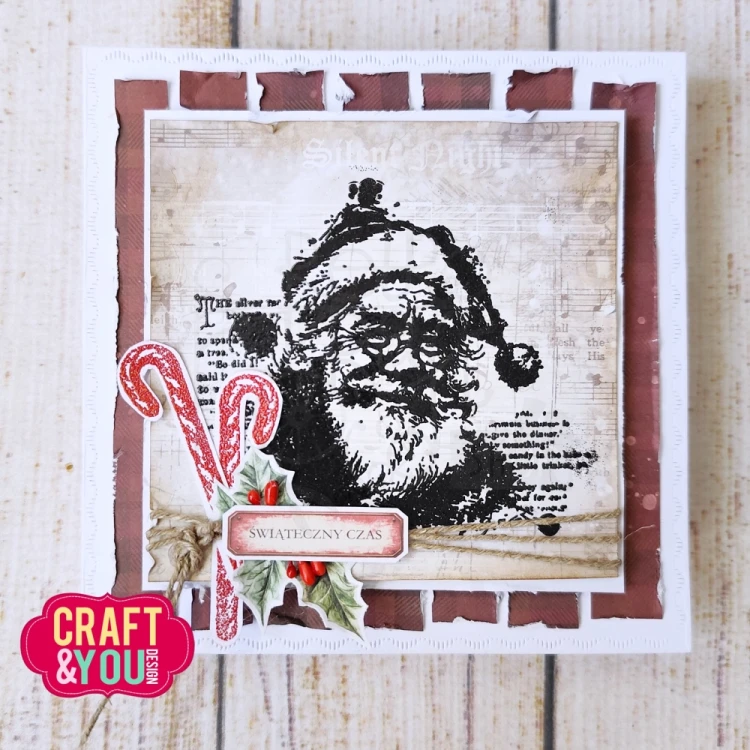 Stempel akrylowy Święty Mikołaj CS054 Craft&amp;You Design