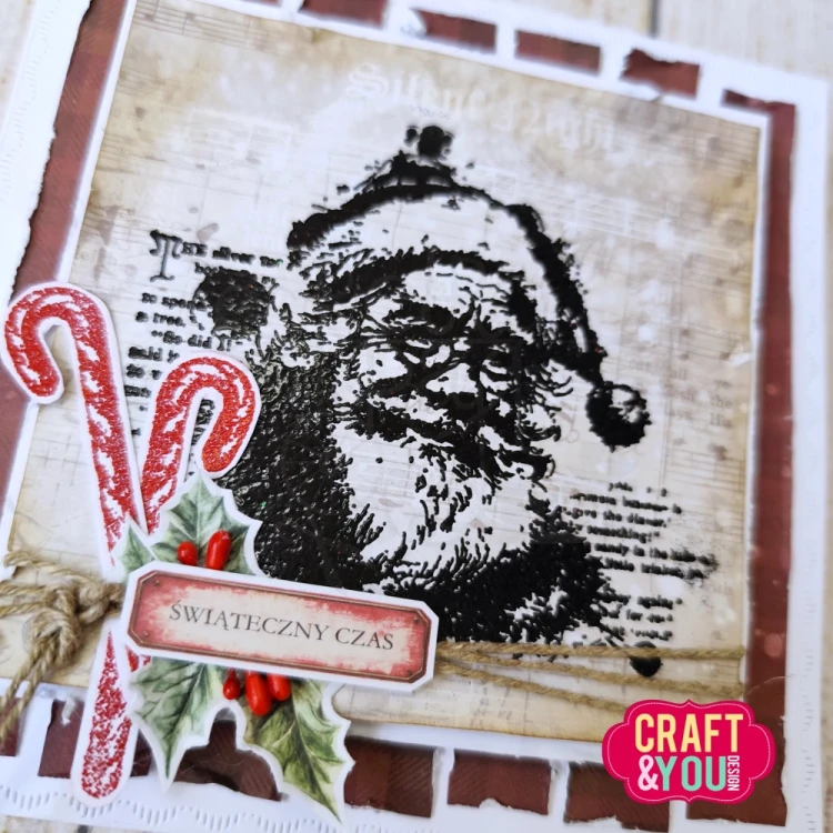 Stempel akrylowy Święty Mikołaj CS054 Craft&amp;You Design