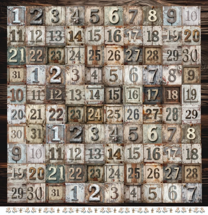 Papier do scrapbookingu 30x30 White Whispers SCRIPT UHK Gallery