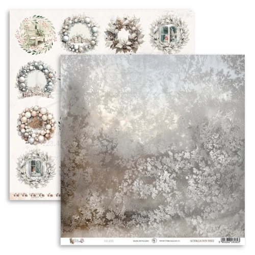 Papier do scrapbookingu 30x30 White Whispers GLASS UHK Gallery