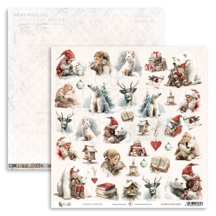 Papier do scrapbookingu 30x30 White Whispers FOREST SPIRITS UHK Gallery
