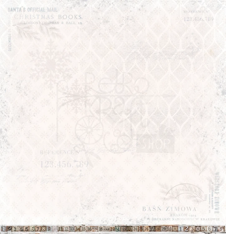 Papier do scrapbookingu 30x30 White Whispers FOREST SPIRITS UHK Gallery