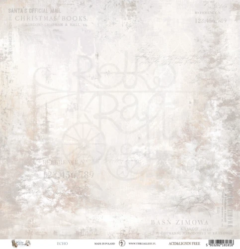 Papier do scrapbookingu 30x30 White Whispers FOREST SPIRITS UHK Gallery