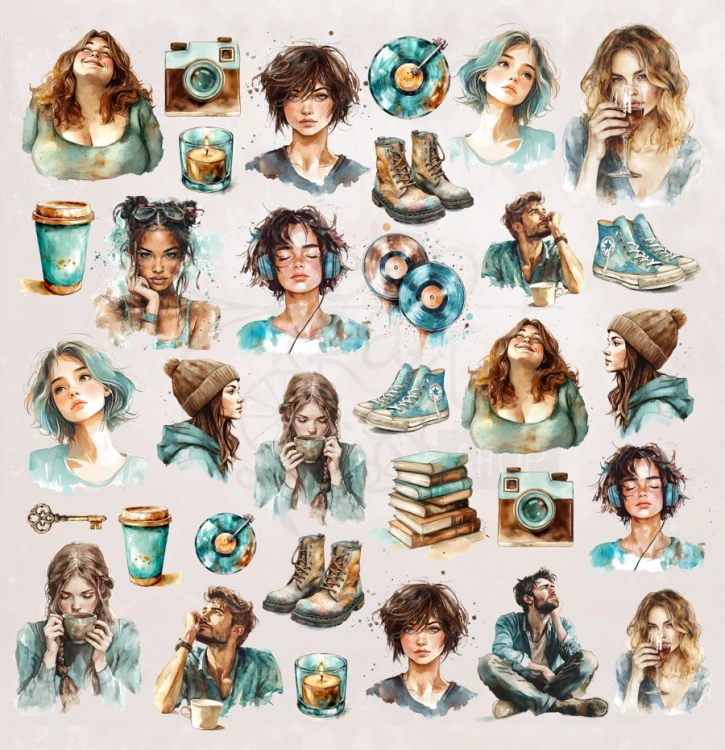 Papier do scrapbookingu 30x30 Essence and Form OKŁADKA UHK Gallery