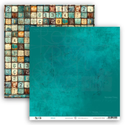 Papier do scrapbookingu 30x30 Essence and Form MOSAIC UHK Gallery