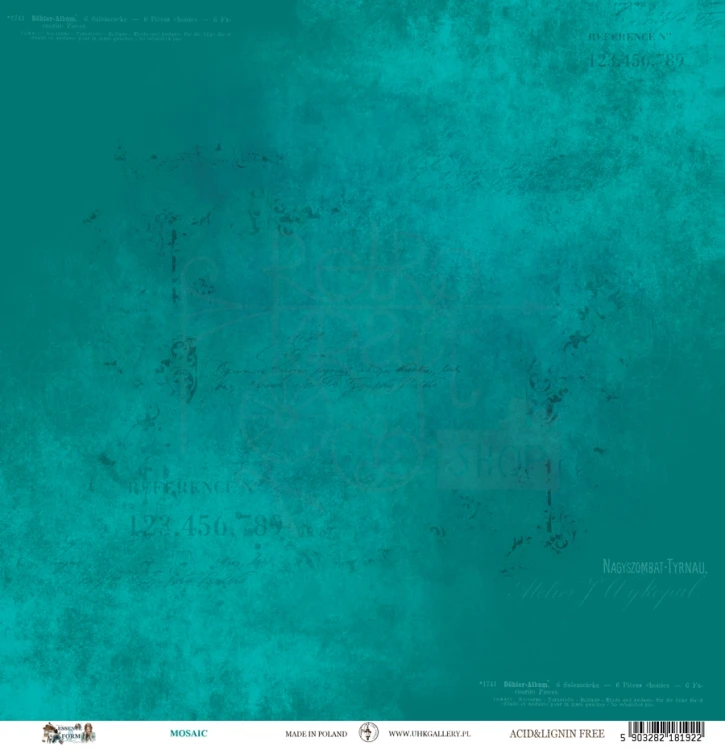 Papier do scrapbookingu 30x30 Essence and Form MOSAIC UHK Gallery