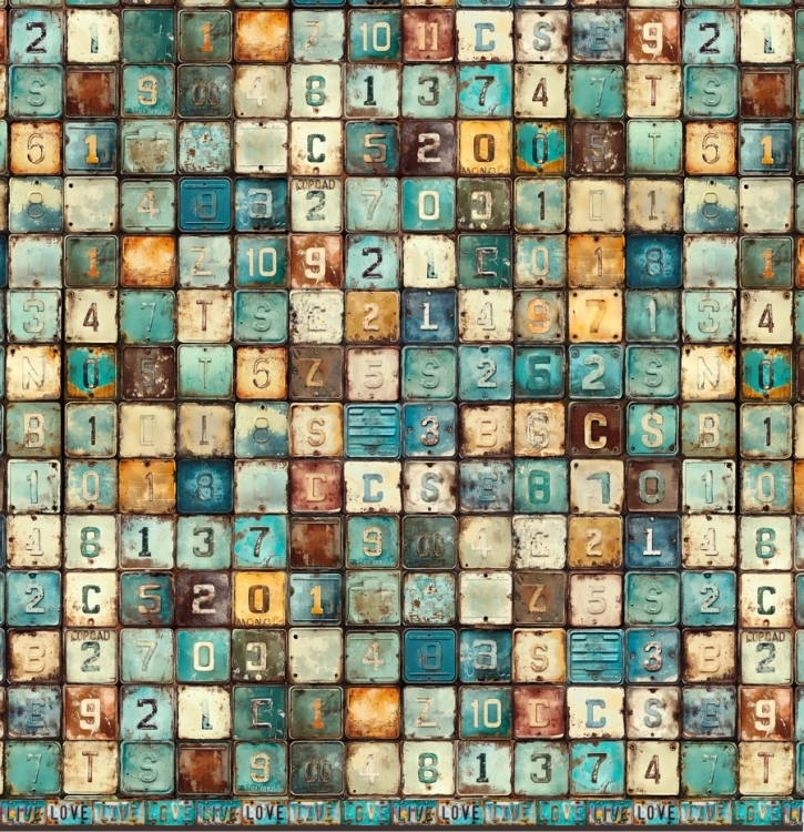 Papier do scrapbookingu 30x30 Essence and Form MOSAIC UHK Gallery