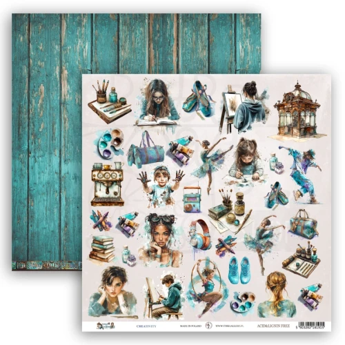 Papier do scrapbookingu 30x30 Essence and Form CREATIVITY UHK Gallery