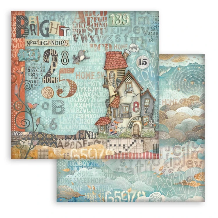 Zestaw papierów do scrapbookingu 20x20 Furry Friends SBBS132 Stamperia