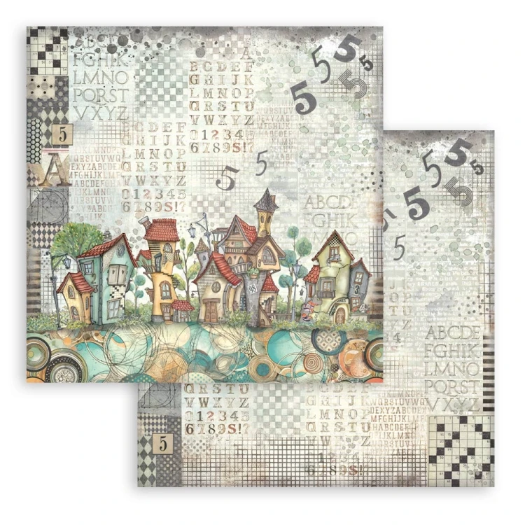 Zestaw papierów do scrapbookingu 20x20 Furry Friends SBBS132 Stamperia