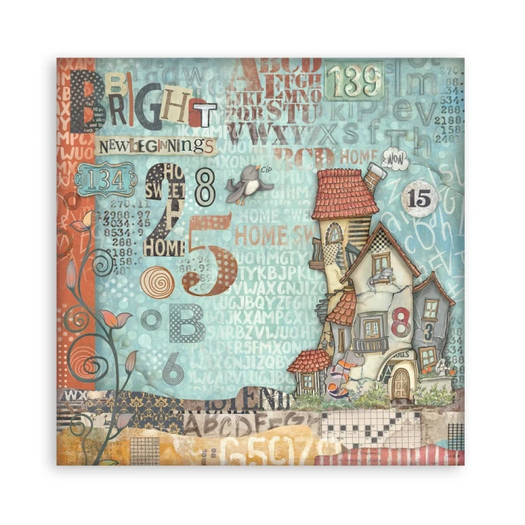 Zestaw papierów jednostronnych do scrapbookingu 20x20 Furry Friends 22 arkusze SBBSXB18 Stamperia
