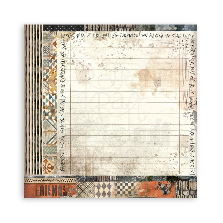 Zestaw papierów jednostronnych do scrapbookingu 20x20 Furry Friends 22 arkusze SBBSXB18 Stamperia