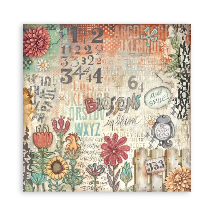 Zestaw papierów jednostronnych do scrapbookingu 20x20 Furry Friends 22 arkusze SBBSXB18 Stamperia