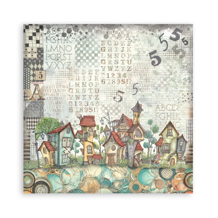 Zestaw papierów jednostronnych do scrapbookingu 20x20 Furry Friends 22 arkusze SBBSXB18 Stamperia