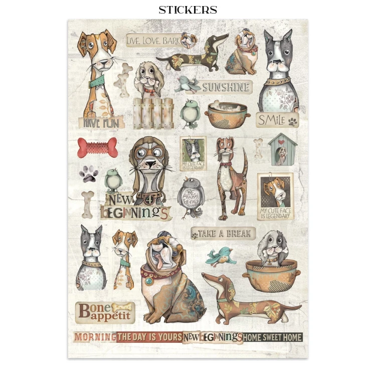 Junk Journal Furry Friends SBJK07 Stamperia