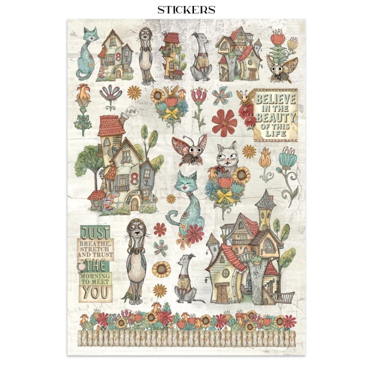 Junk Journal Furry Friends SBJK07 Stamperia