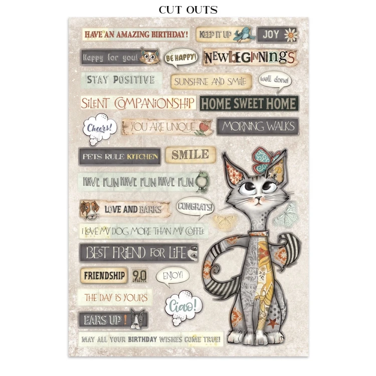 Junk Journal Furry Friends SBJK07 Stamperia