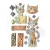Foremka silikonowa A5 Furry Friends Kot KACMA591 Stamperia