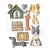 Foremka silikonowa A5 Furry Friends I Love My Dog KACMA590 Stamperia