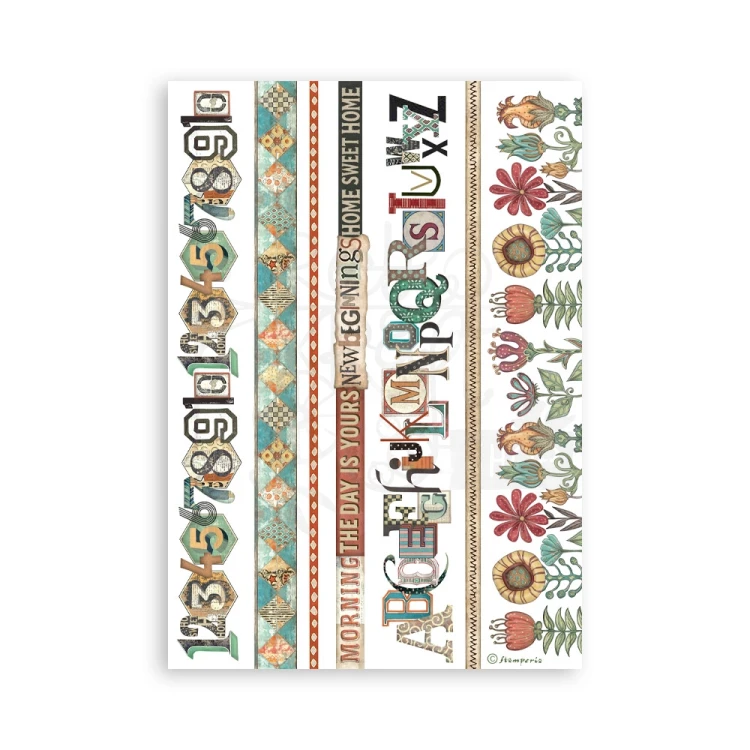 Papier washi A5 Furry Friends SBW25 Stamperia