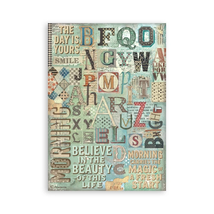 Papier washi A5 Furry Friends SBW25 Stamperia