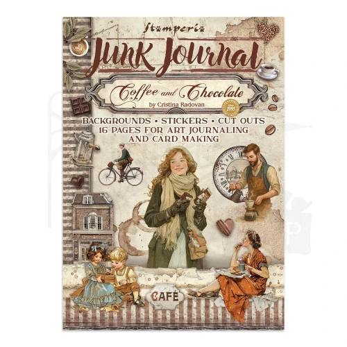 Junk Journal Coffe &amp; Chocolate SBJK06 Stamperia