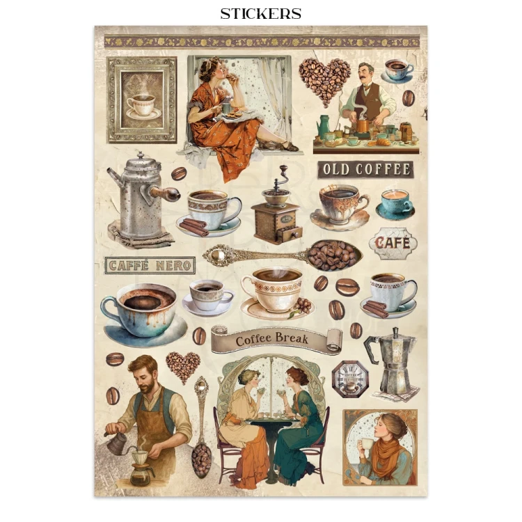 Junk Journal Coffe &amp; Chocolate SBJK06 Stamperia